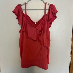 Pink Ruffle Strap Women's Top - Maurice’s